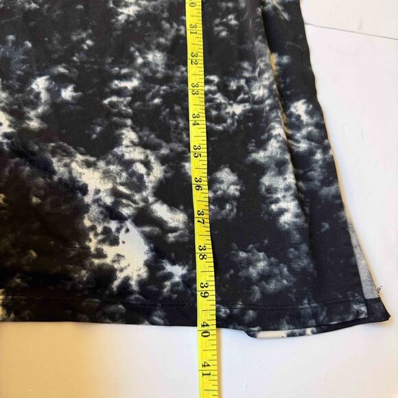 Mossimo Maxi Skirt L Stretch Tie Dye Y2K Whimsigoth Gothic Artsy Dark Academia - Picture 4 of 6